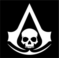 Black Flag Assassin\'s Creed Pirate Skull Vinyl Die Cut Decal ...