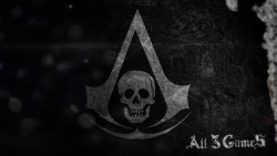 HD wallpaper: Assassin\'s Creed logo, skull, flag, symbol ...