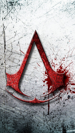 Download wallpaper 938x1668 assassins creed, logo, art ...