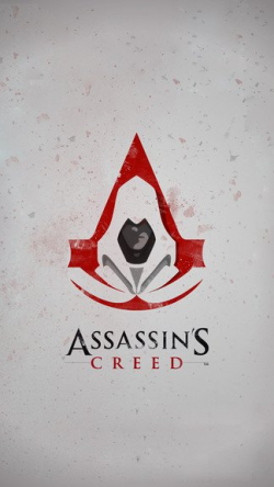 Assassins Creed Logo Artwork iPhone 5 / SE Wallpaper