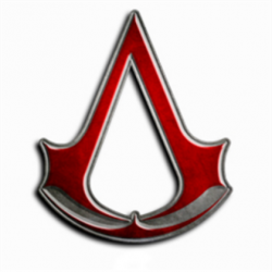 Red Modern Assassin Creed Logo - Roblox