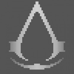 Pixel Assassin\'s Creed logo | Assassins creed logo ...