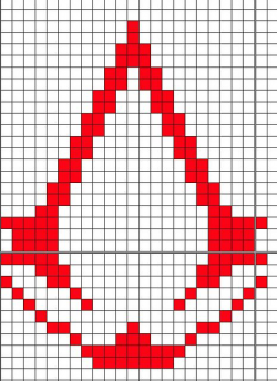 Ravelry: Assassins Creed Logo pattern | Assassins creed logo ...