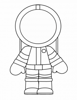 Printable template for the Astronaut | Crafts and Worksheets ...