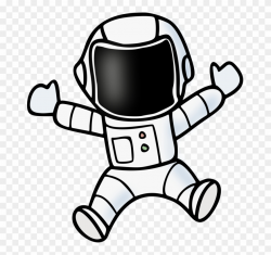 Astronaut Space Suit Outer Space Line Art Can Stock - Clip ...