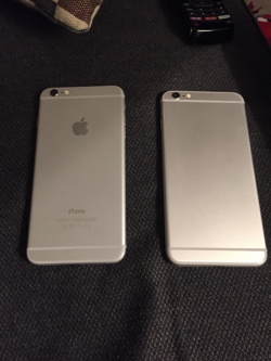 My replacement iPhone from AT&T came without the Apple logo ...