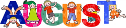 August clipart month year, August month year Transparent ...
