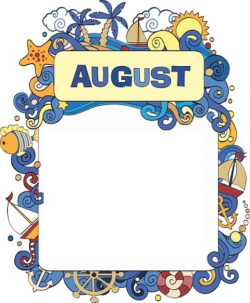 August Clipart Banner