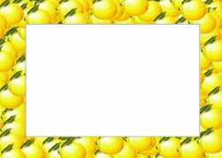 Lemon Border Clip Art | Debbie\'s Resource Cupboard: August 2009 ...