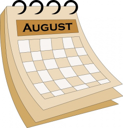 August calendar clipart clipart kid 3 - Cliparting.com