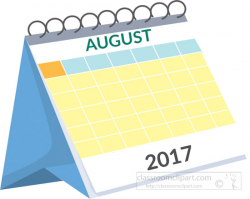 Calendar august 7 clipart september printable calendars - ClipartBarn