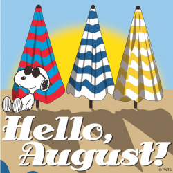 Hello August - Snoopy | Favorite Gang | Snoopy, Hello august ...