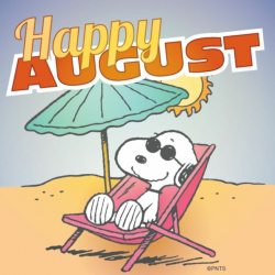 Happy August Snoopy! | SNOOPY! One of my favorite things | Snoopy ...