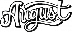 August Black And White Clipart & Free Clip Art Images #10203 ...