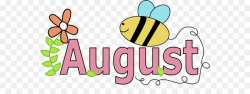 August, Illustration, Text, transparent png image & clipart free ...