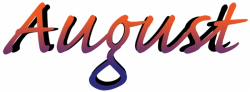 Month Of August Clipart | Free download best Month Of August Clipart ...