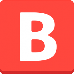 Negative Squared Latin Capital Letter B Emoji for Facebook ...