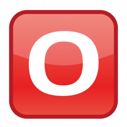 Negative Squared Latin Capital Letter O Emoji for Facebook ...