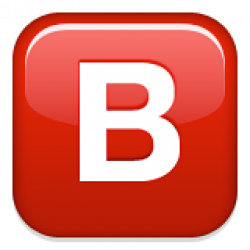 B Emoji Transparent & Free B Emoji Transparent.png ...