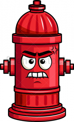 Angry Fire Hydrant Emoji | Emoji clipart, Clip art, Vector ...