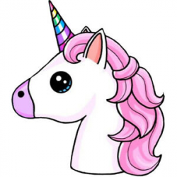 Details about x2 10cm Unicorn Vinyl Stickers car emoji fantasy horn  princess laptop kids cool