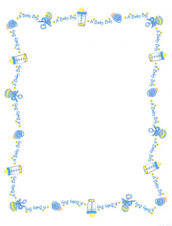 Free border clipart art baby boy - Clip Art Library