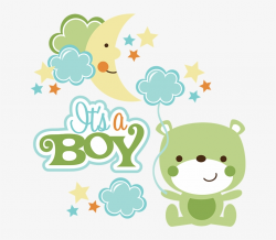 It\'s A Boy Svg Scrapbook Collection Baby Boy Svg Files - Png Baby ...