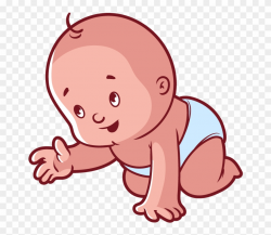 Stork Clipart Baby Diaper Bag - Un Bebe En Pañales Animado - Png ...