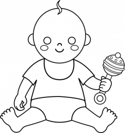 Free Baby Outline, Download Free Clip Art, Free Clip Art on Clipart ...