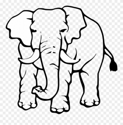Attractive Ideas Elephant Clipart Color Pages Baby - Elephant ...