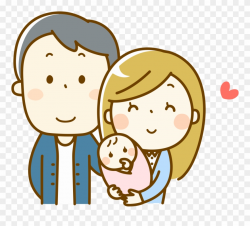 Big Image - Clip Art Family With Baby - Png Download (#491610 ...