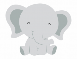 baby: baby elephant clipart black and white