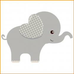 Baby shower elephant clipart 1 » Clipart Station