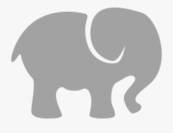 Silhouette Clipart Baby Elephant - Cute Elephant Silhouette ...
