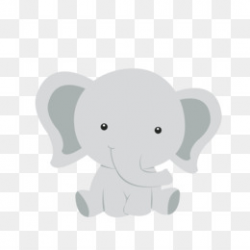 Baby Elephant PNG - Cute Baby Elephant Drawings, Mother And ...