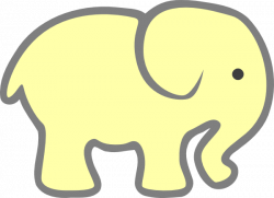 Yellow Baby Elephant Clip Art | Clipart Panda - Free Clipart ...