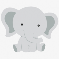 Safari Clipart Baby Elephant - Elefante Safari Baby Shower ...
