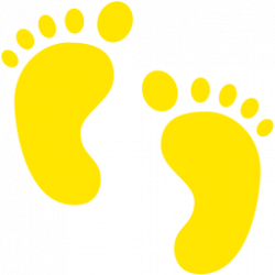 Free Yellow Baby Feet Icon - Download Yellow Baby Feet Icon
