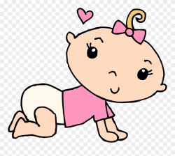Baby Girl Crawling Clipart , Png Download Transparent Png (#2244300 ...