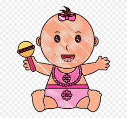Diaper Transparent Baby Girl Clipart (#3109831) - PinClipart