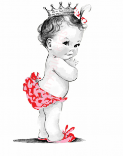 Princess Baby Girl Clipart - Clip Art Library