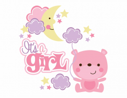 Itu0027s A Girl Svg Scrapbook Collection Baby Girl - Its A Girl ...