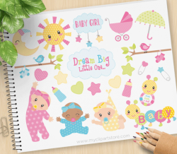 Baby Girl Clipart