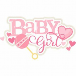 Baby girl title | embellishments | Baby shower images, Baby clip art ...