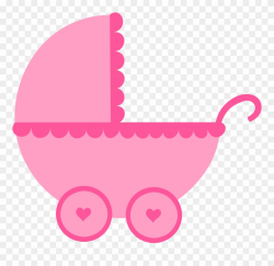 Baby Girl Clipart, Baby Shower Clipart, Baby Box, Baby - Carrinho De ...