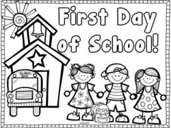 Back to School Coloring Page~ {Freebie} | back to school | School ...