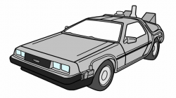 How to Draw the Back to the Future Delorean
