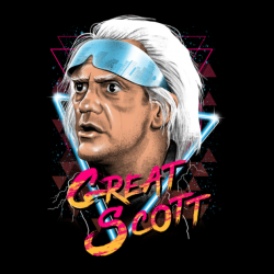 Great Scott Back to the Future T-Shirt - Doc Brown Quote