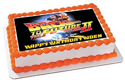 Amazon.com: Back To The Future (2) - Edible Cake Toppers ...