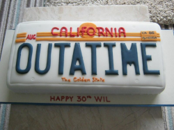 Photo - Back to the Future - A cake shaped in the style of ...